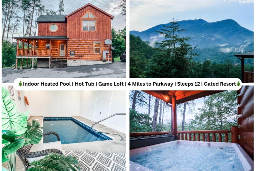 Indoor Heated Pool Hot Tub Cabin Sevierville Ngoại thất bức ảnh